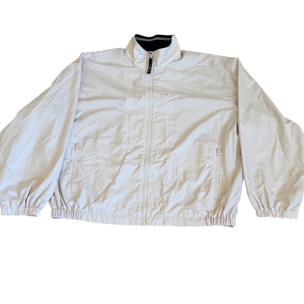 Tommy Hilfiger Men’s Light Beige Golf Windbreaker/jacket Size XXL